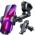 VANMASS 2026【Militär-Klasse】Handyhalterung Auto Upgrade【Stärkste Saugnapf & Lüftungshaken】4 in 1 Handy Halterung Auto 360° Drehbar Handyhalter Auto Armaturenbrett Scheibe Wand für iPhone Samsung usw