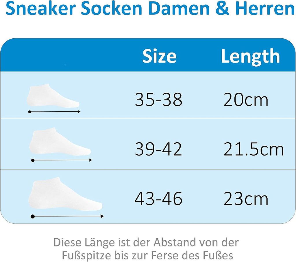 Chaussettes Basses Homme Femme lot de 12 Paires Socquette Sport Coton Socquettes Respirant Courtes Chaussette Femme Coton Courtes Bassese