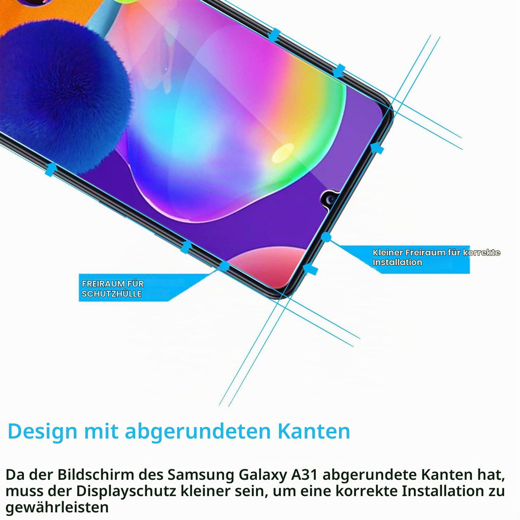 NEW'C Schutzfolie für Samsung Galaxy A35 5G für Panzerglas