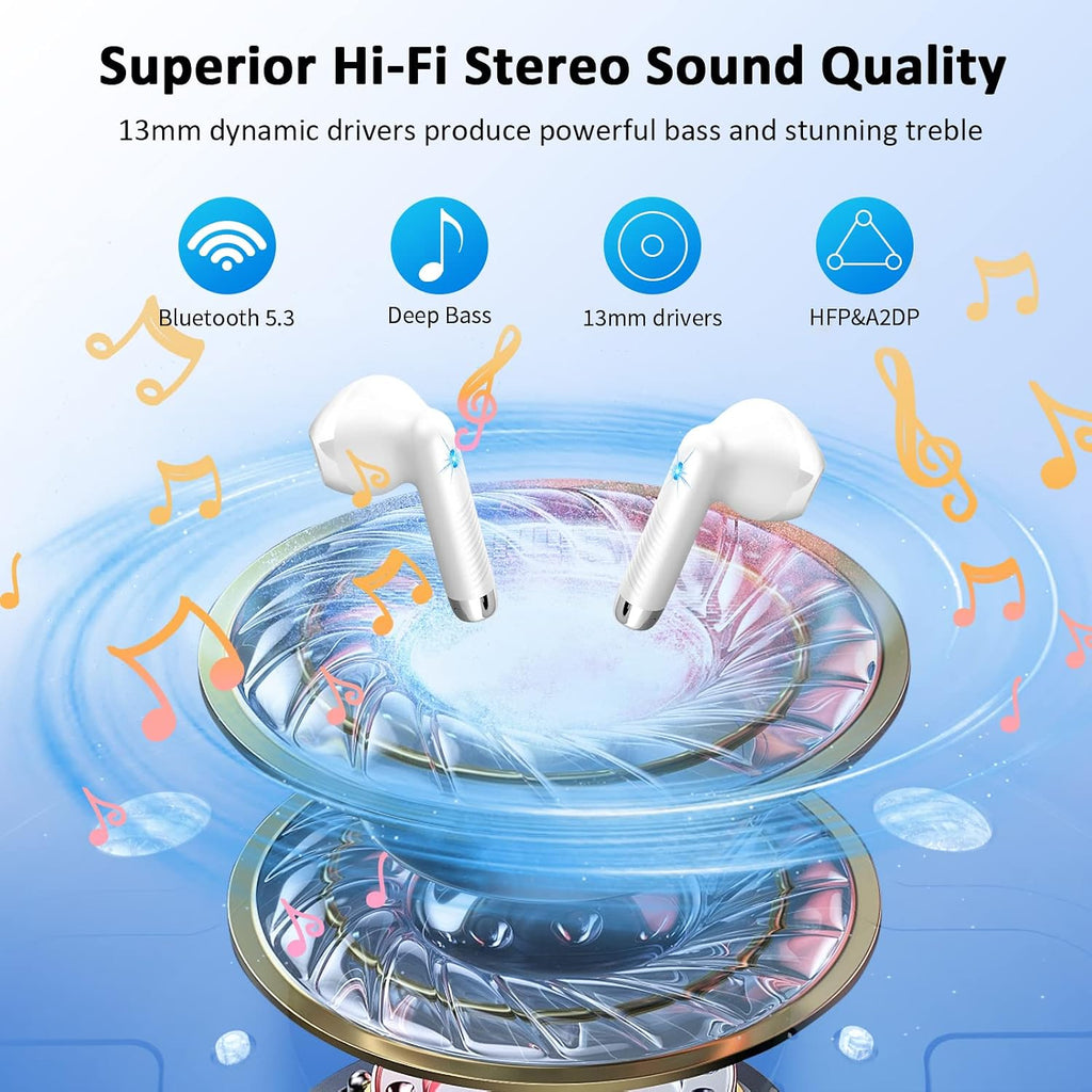 Drsaec Bluetooth Kopfhörer, In Ear Kopfhörer Kabellos Bluetooth 5.4