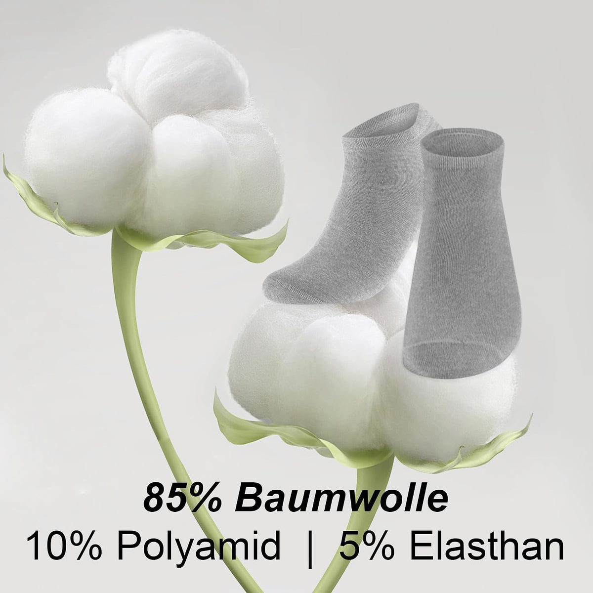 Chaussettes Basses Homme Femme lot de 12 Paires Socquette Sport Coton Socquettes Respirant Courtes Chaussette Femme Coton Courtes Bassese