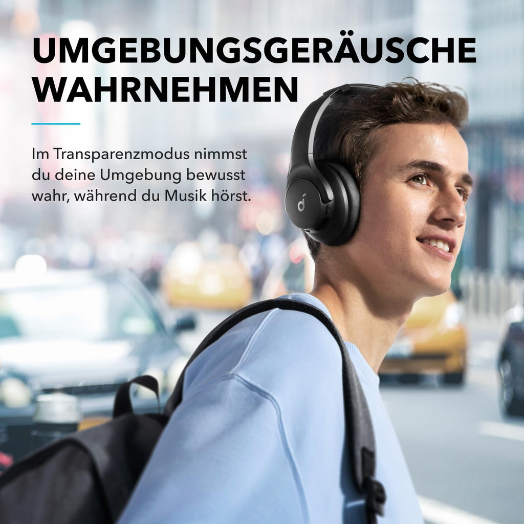 Soundcore by Anker Q20i kabelloser Bluetooth Over-Ear-Kopfhörer