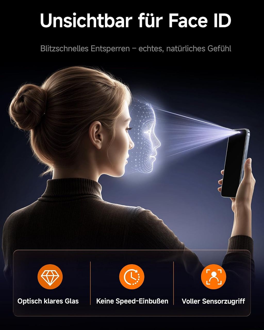 SMARTDEVIL 2 Pack Privatsphäre Schutz für iPhone 17 Panzerglas