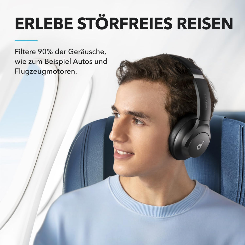 Soundcore by Anker Q20i kabelloser Bluetooth Over-Ear-Kopfhörer