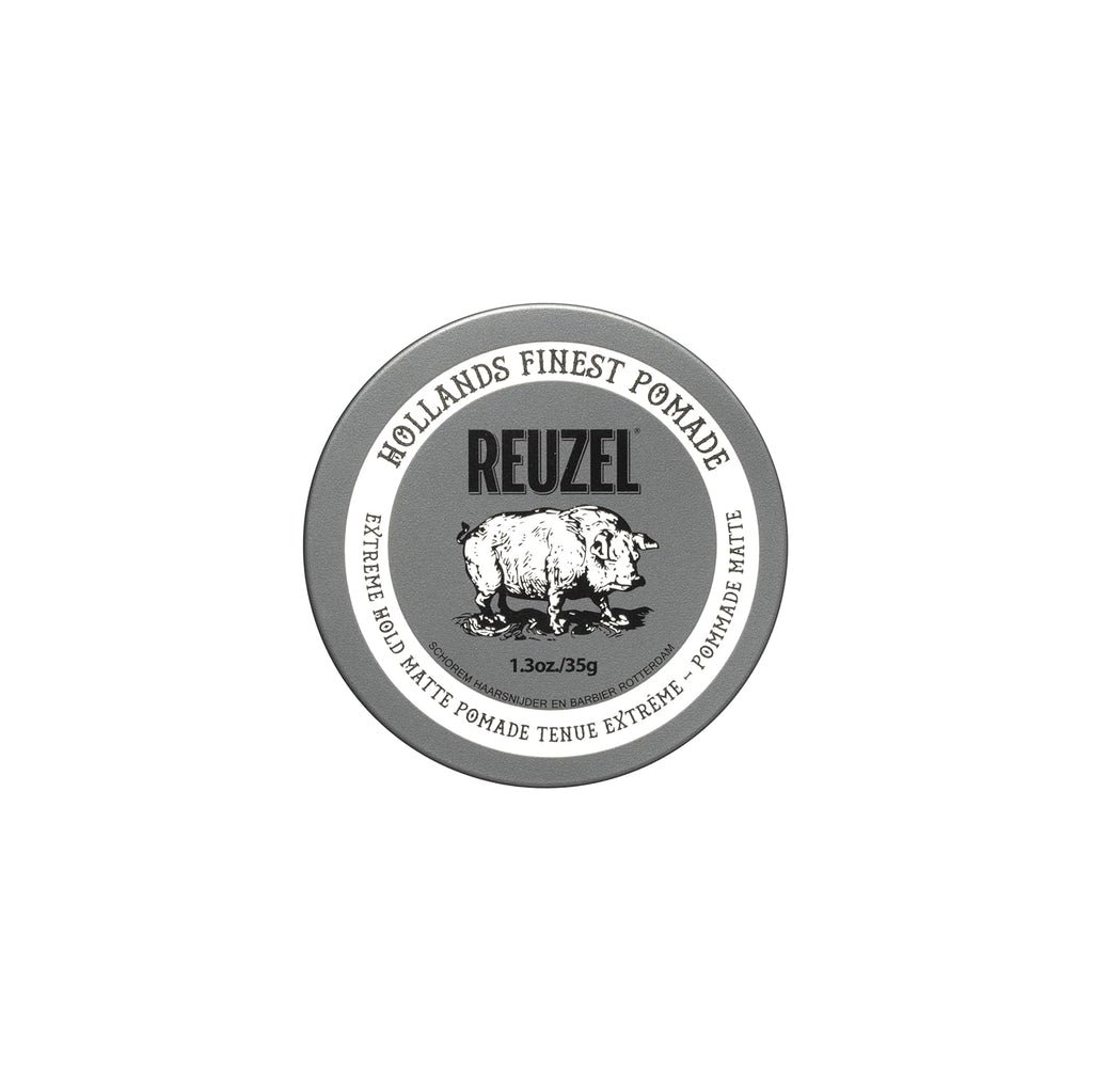 Reuzel Fiber Pomade, matter Glanz, fester Halt, texturiertes, volleres Aussehen, im Laufe des Tages leicht umformbar, 3,38 oz/95 g