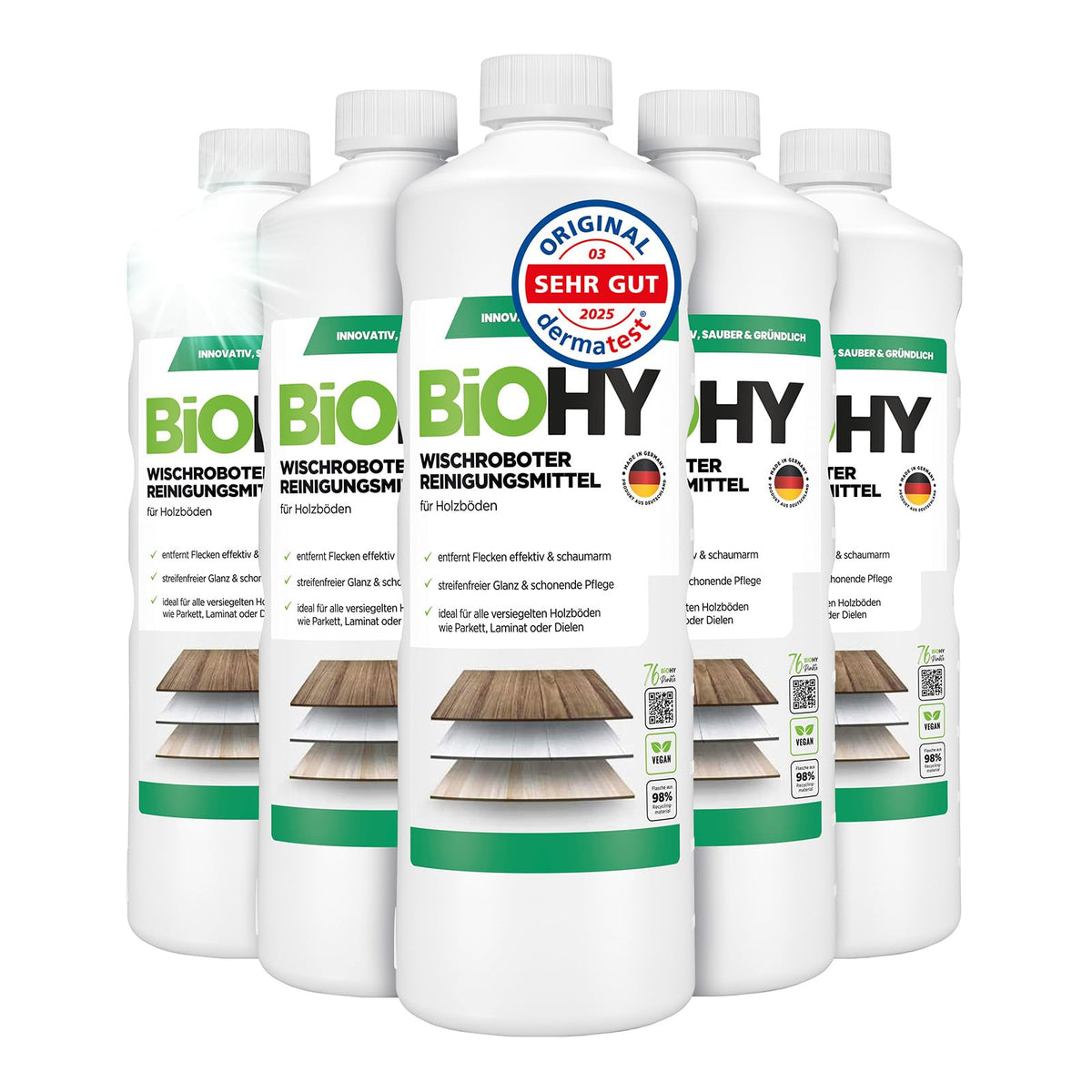 BiOHY Wischroboter Reiniger für Station mit Orangenduft (2 x 1 Liter)