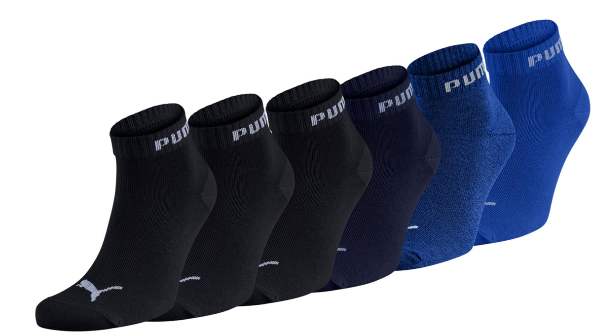 PUMA Unisex Sportsocken Quarter 6er Pack – Statement Edition