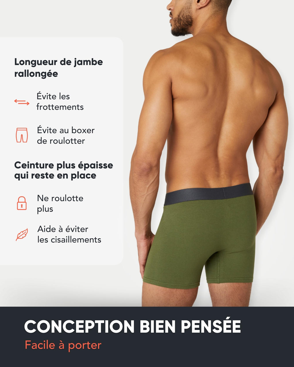 FM London Lot de 7 Boxers Respirants Homme sans Étiquette, Extensibles