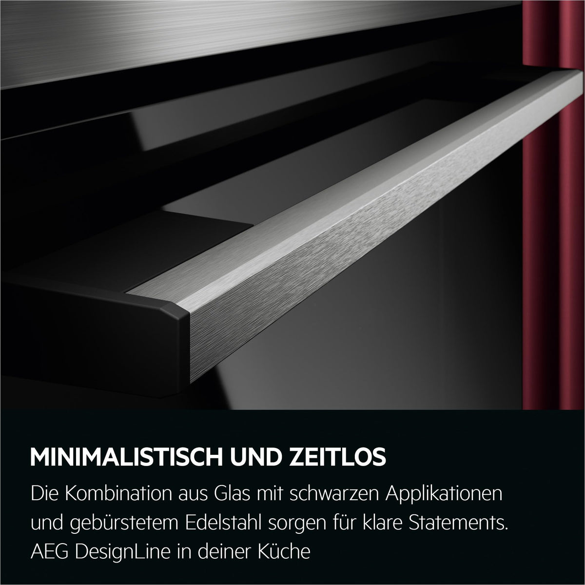 AEG Einbaubackofen, Serie 5 Ringheißluft: Gleichmäßige Garergebnisse auf 3 Ebenen, Pyrolyse Selbstreinigung, 45 Automatikprogramme, LED-Touchdisplay, Schnellaufheizung, Edelstahl, OU5PB40WSM