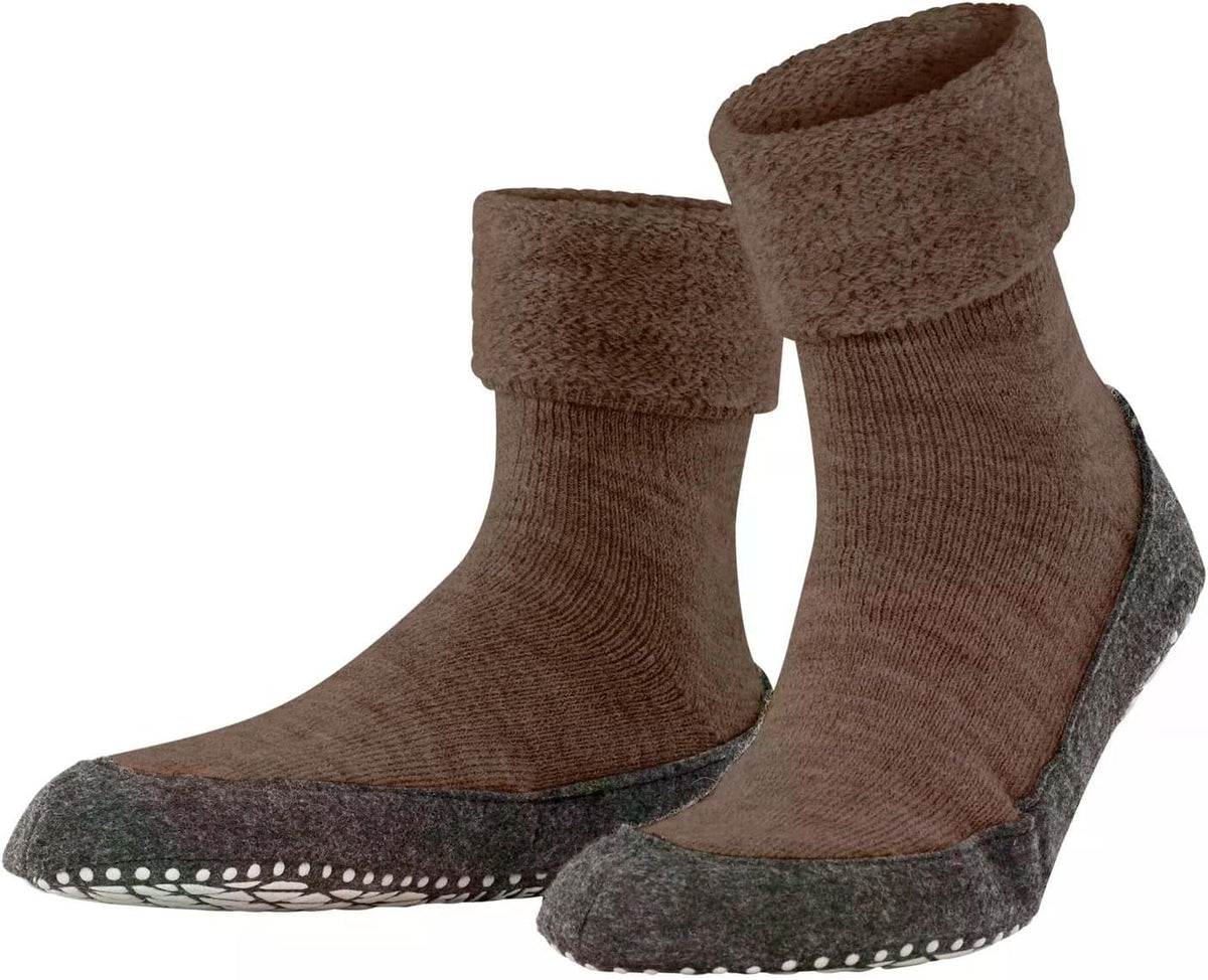 FALKE Herren Cosyshoe Stoppersocken atmungsaktive klimaregulierende geruchshemmende Wolle rutschfeste Noppen auf der Filzsohle komfortabel warm mit Plüsch strapazierfähig 1 Paar