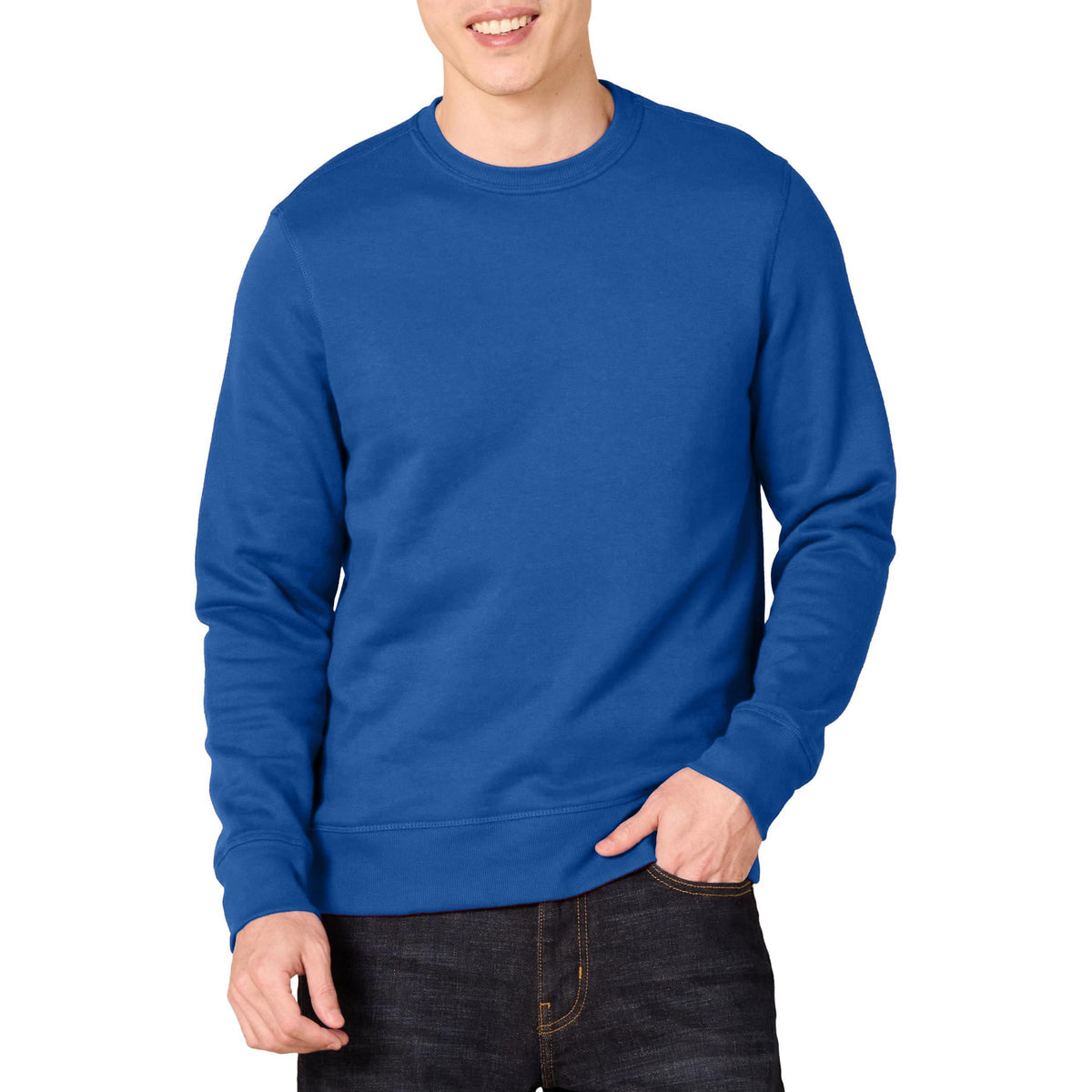 Amazon Essentials Sweatshirt en Molleton Col Rond Homme