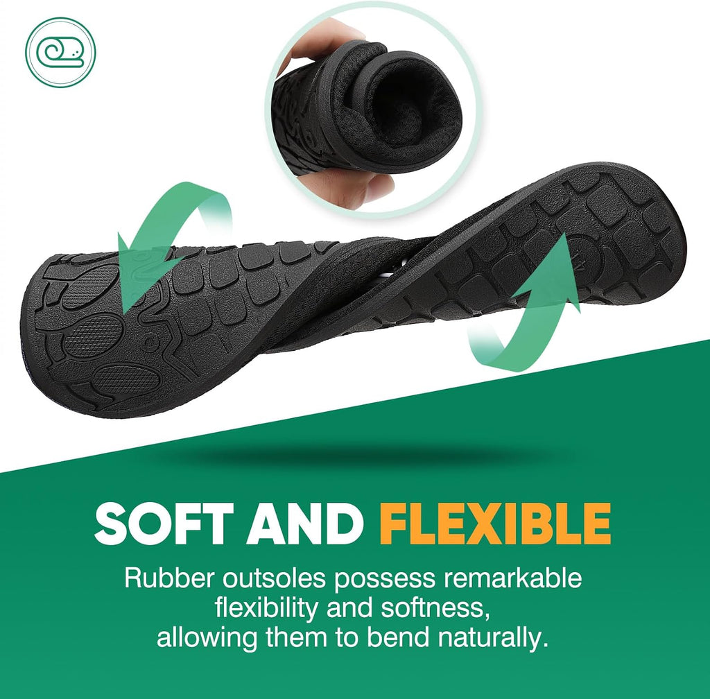 Water Shoes for Women Men Quick-Dry Beach Swim Socks with Non-Slip Sole
