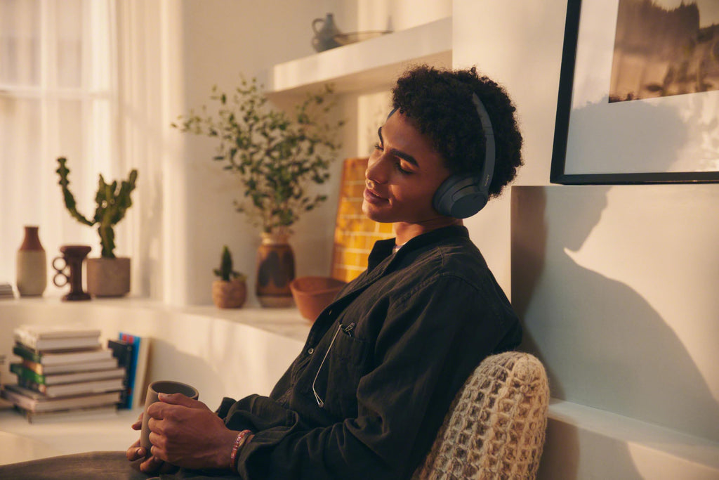 Sony WH-CH720N Kabelloser Bluetooth-Kopfhörer mit Noise Cancelling - bis zu 35 Stunden Akkulaufzeit und Schnellladefunktion - Schwarz