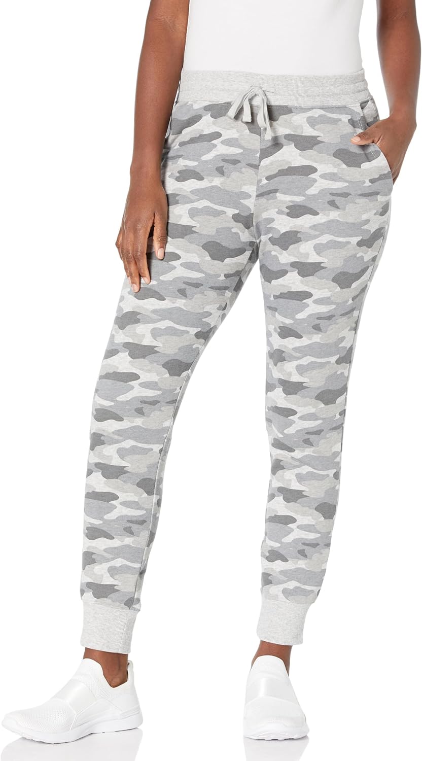 Amazon Essentials Women's Cotton Fleece Jogger Sweatpants with Drawstring (Available in Plus Size)