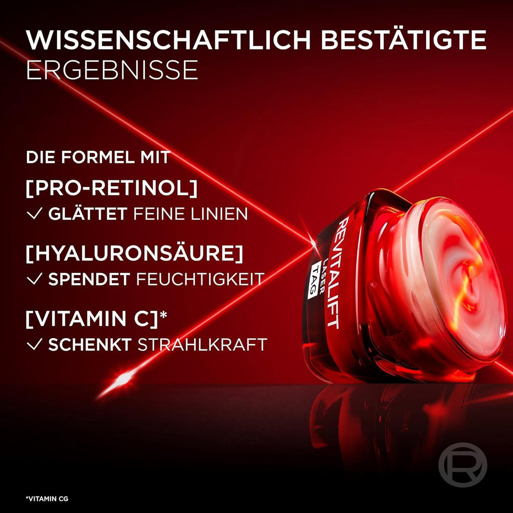 L'Oréal Paris Anti-Aging,Tagescreme gegen Falten, straffend, 50 ml
