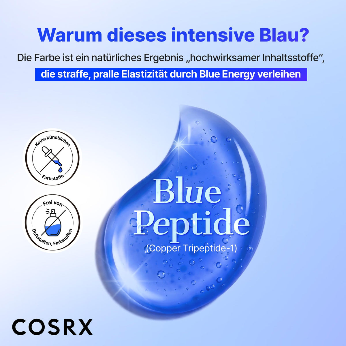 COSRX 6 Peptide Collagen Serum mit Copper Peptide, Anti-Aging Toner