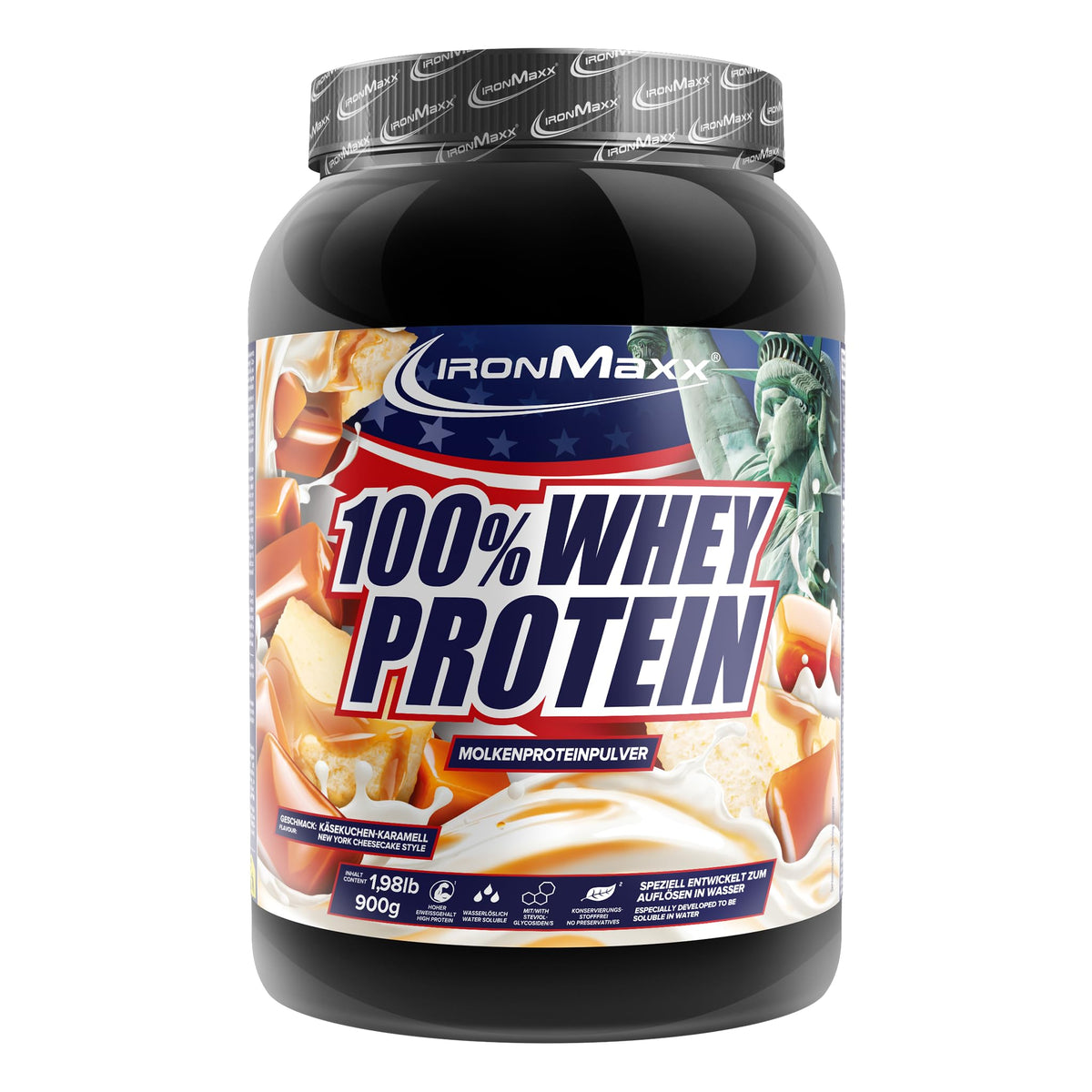 IronMaxx 100% Whey Protein Pulver – French Vanilla 500g Beutel | zuckerreduziertes, wasserlösliches Eiweißpulver aus Molkenprotein | viele verschiedene Geschmacksrichtungen