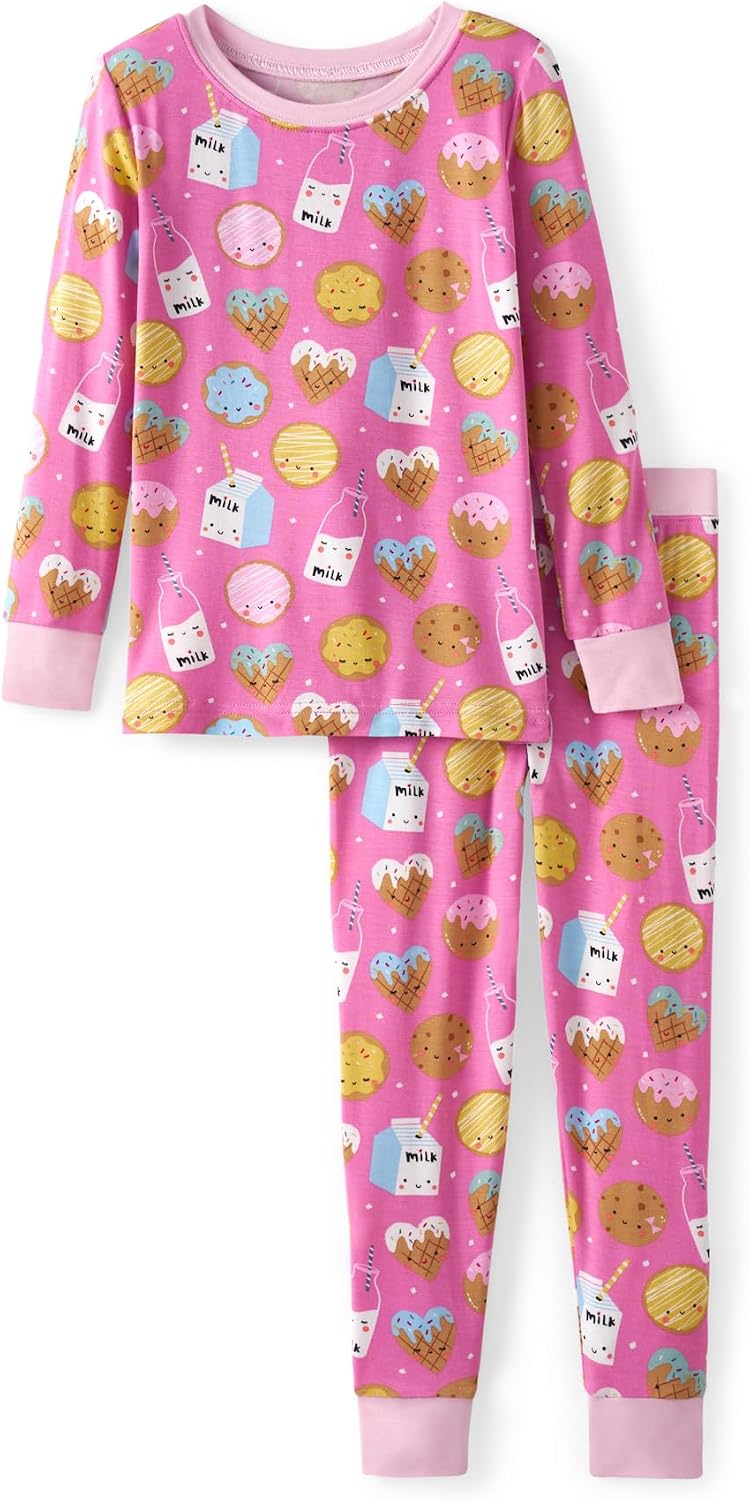 Little Sleepies Two-Piece Pajama Set, Viscose from Bamboo, Toddler Kids PJs