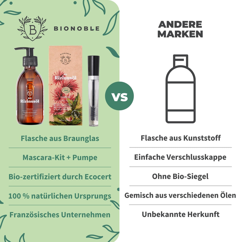 BIONOBLE Arganöl Bio Kaltgepresst - Haare, Gesicht, Haut - Marokko - 50ml