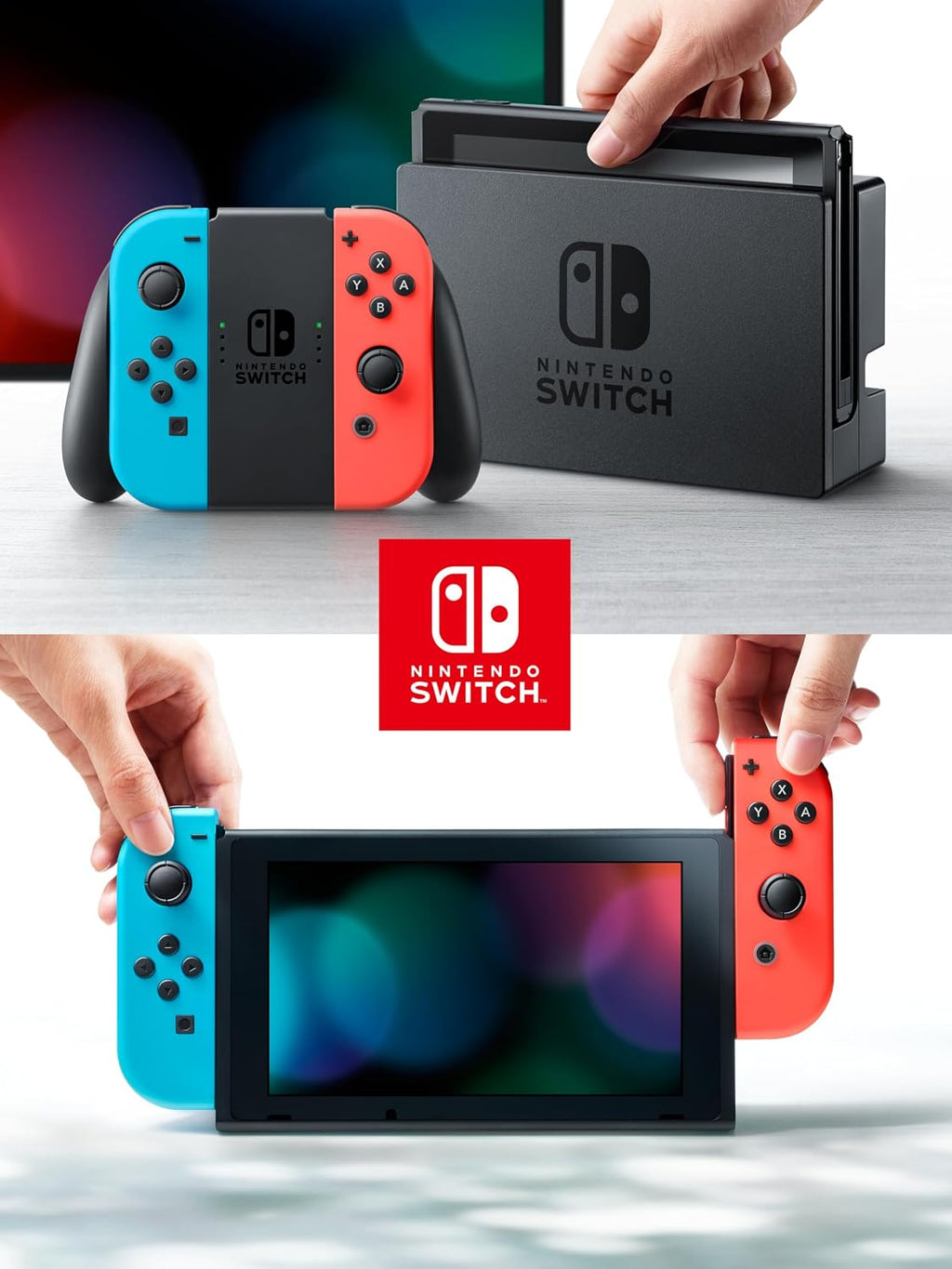 Nintendo Switch-Konsole Neon-Rot/Neon-Blau