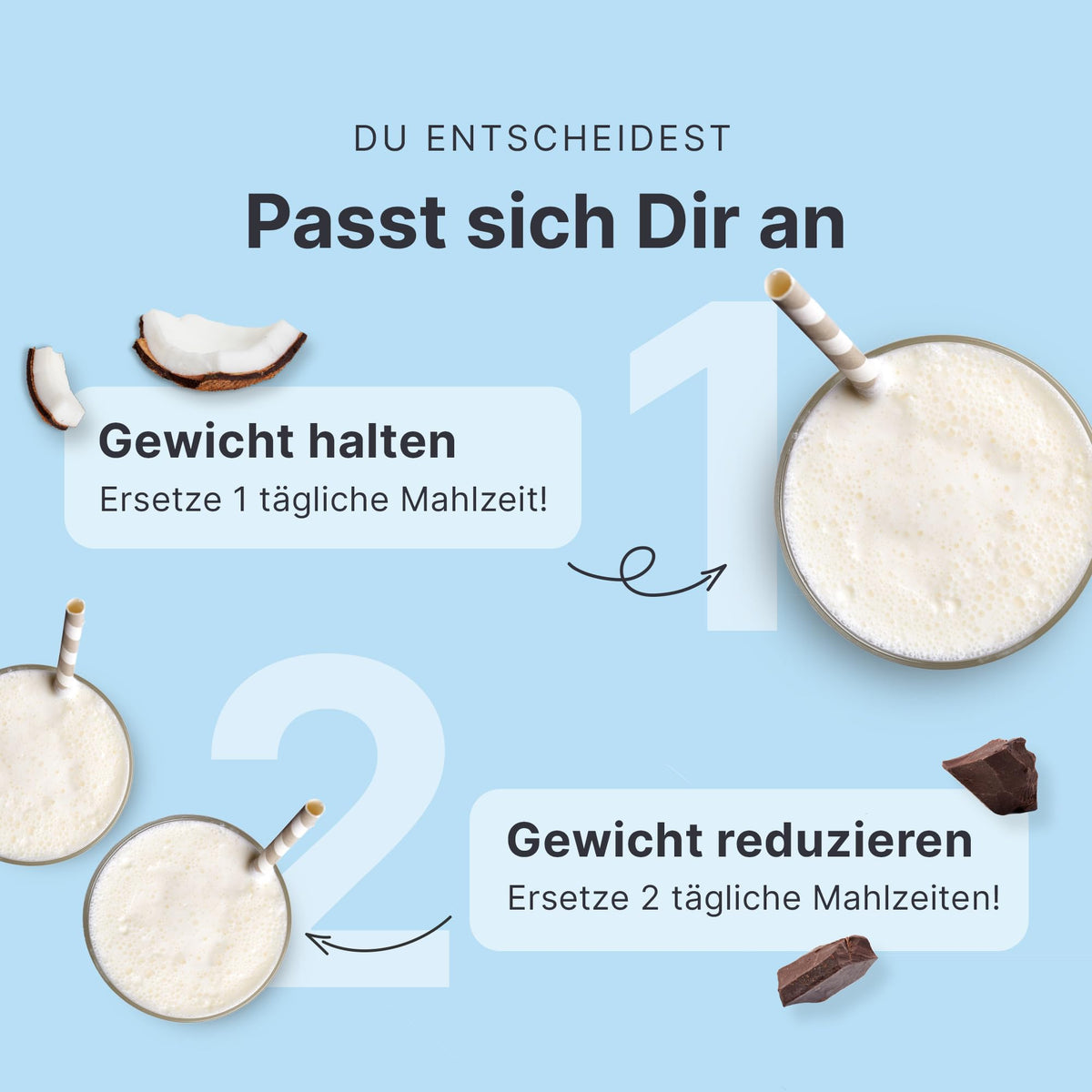 SHEKO Balance Shake Erdbeere – Mahlzeitersatz & Abnehmshake – 378 g