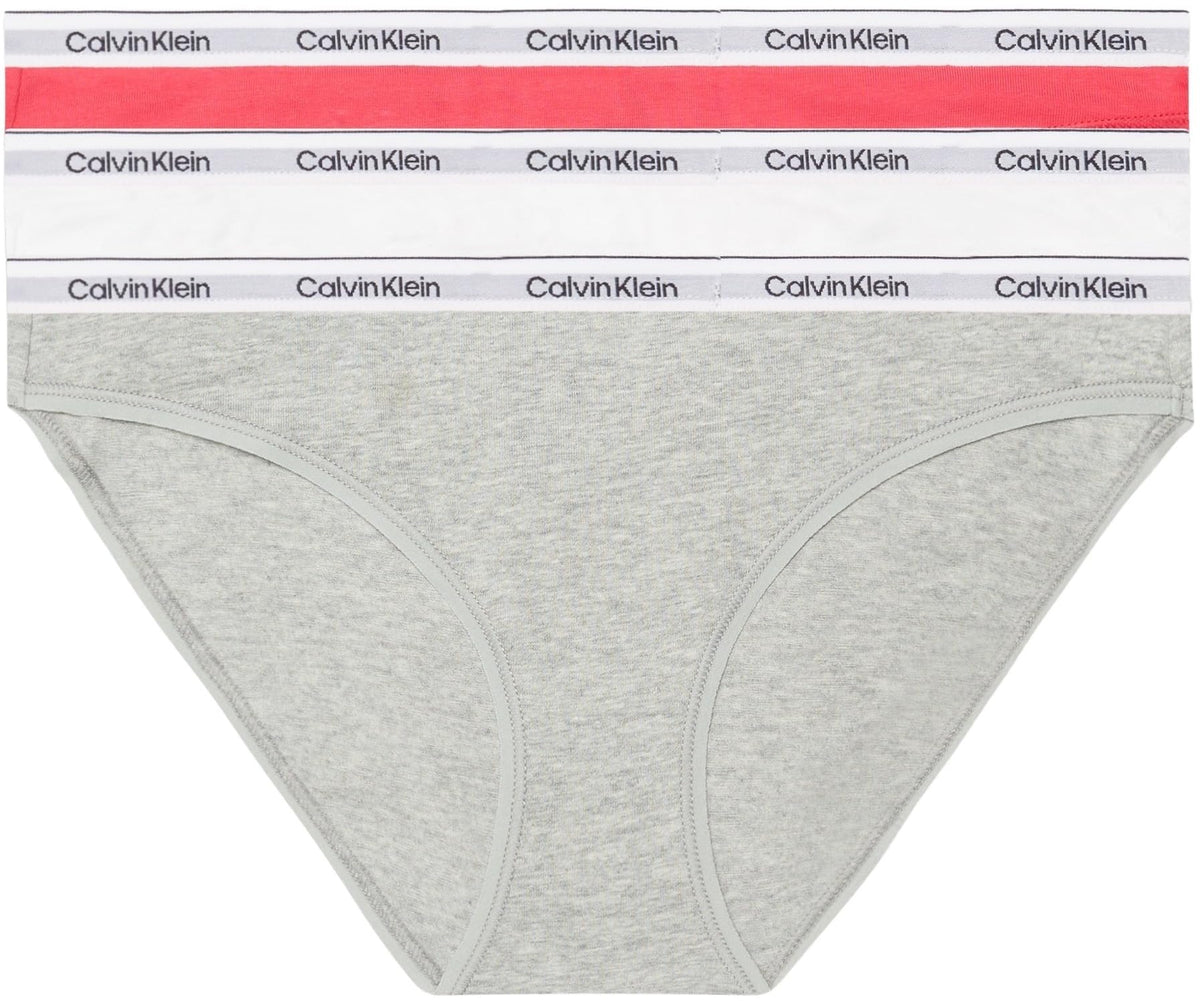 Calvin Klein Damen 3er-Pack Bikini-Slips aus Baumwoll-Stretch