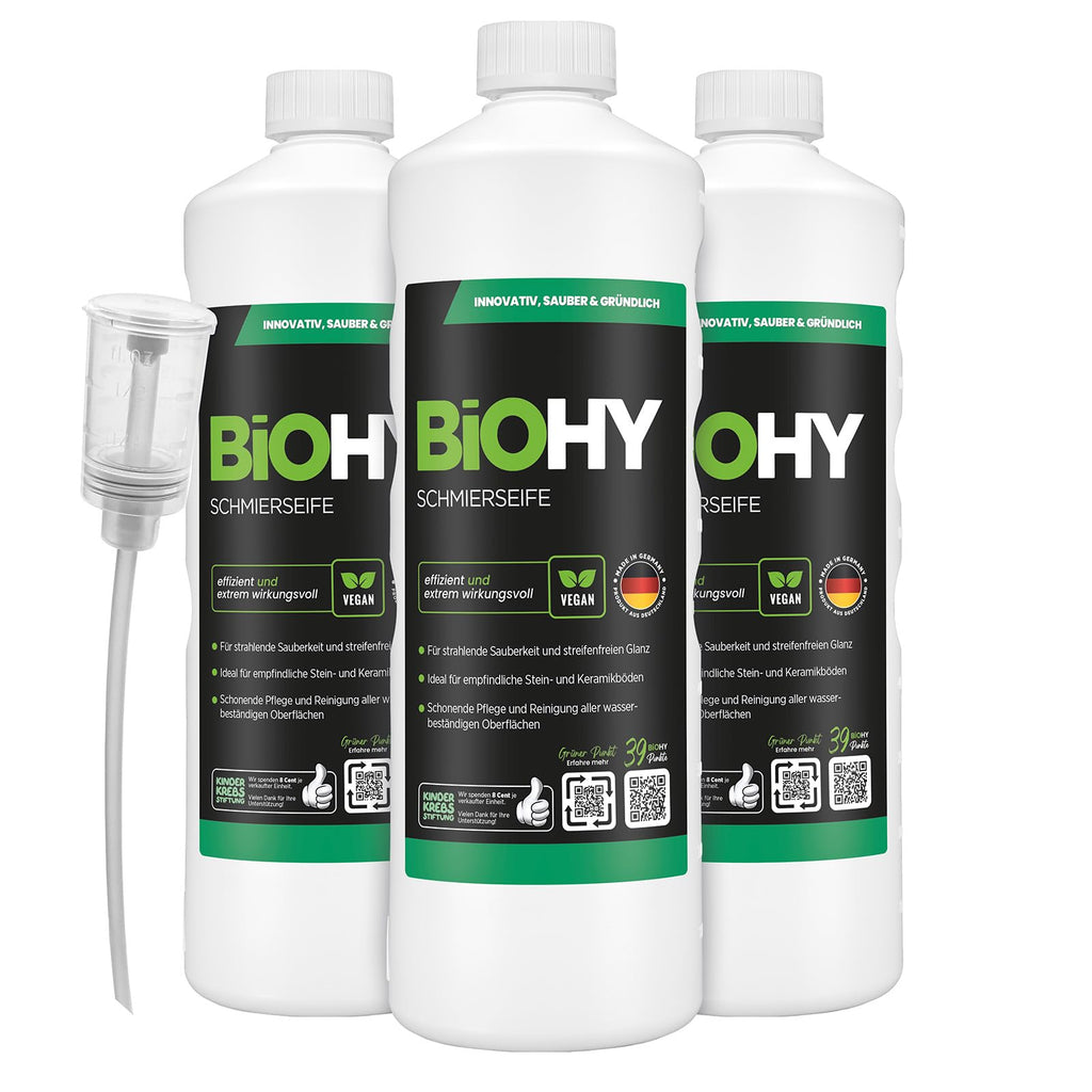 BiOHY Wischroboter Reiniger für Station mit Orangenduft (2 x 1 Liter)
