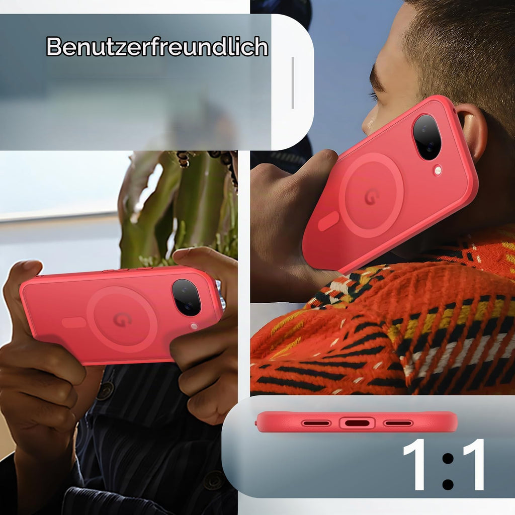 JETech Magnetische Hülle für Google Pixel 10/10 Pro, Obsidian
