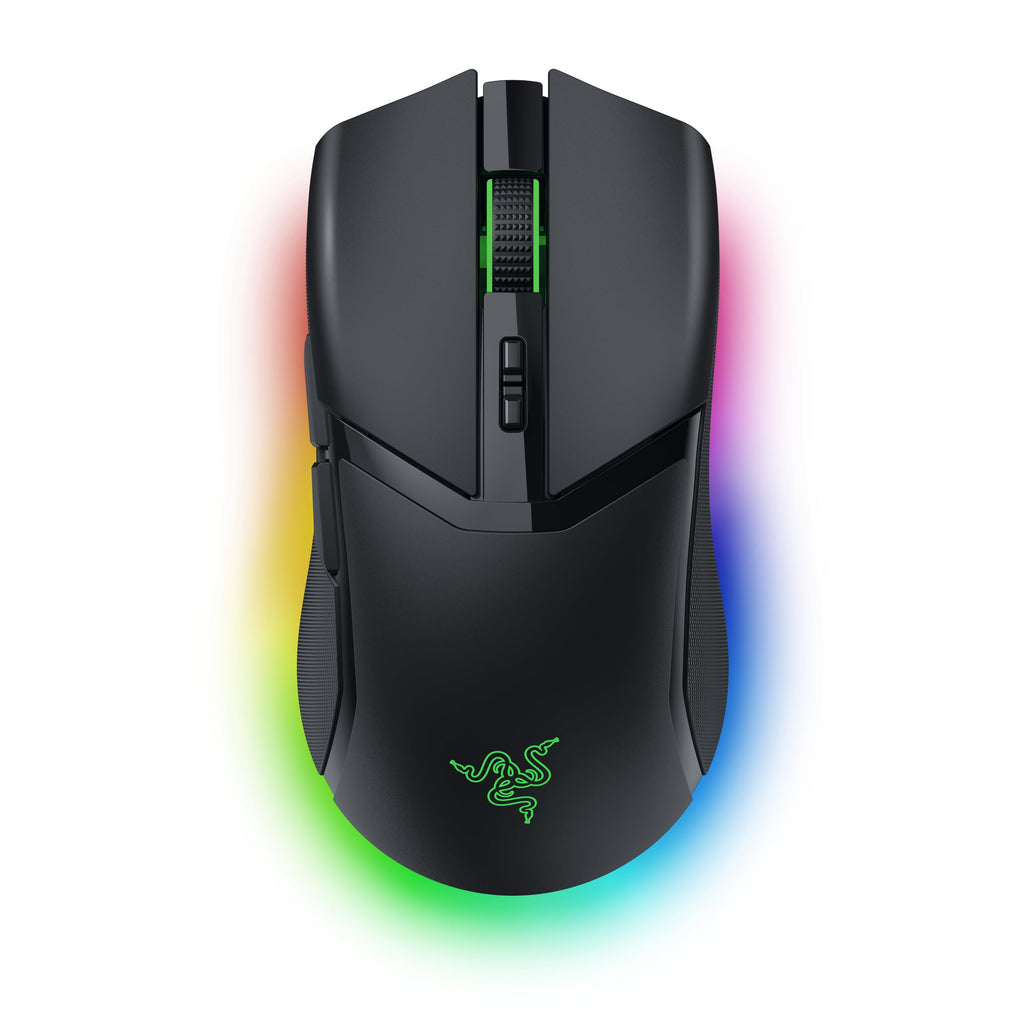 Razer Cobra Pro - kabellose Gaming-Maus mit RGB - Optischer Focus Pro Sensor mit 30K DPI (10 Anpassbare Tasten, HyperSpeed Wireless Polling 8K Hz, Bluetooth, Chroma-Beleuchtung mit 11 Zonen) Weiß