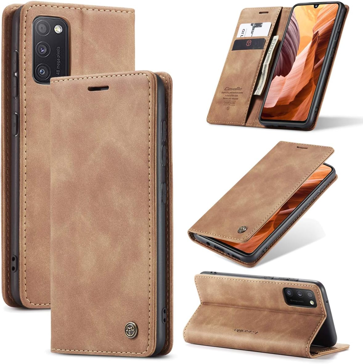 Handyhülle für Honor Magic 6 Pro Hülle Premium PU Klapphülle RFID Lederhülle Faltbare Schutzhülle Kartenfach Standfunktion Handytasche Hülle Honor Magic 6 Pro 5G - Schwarz