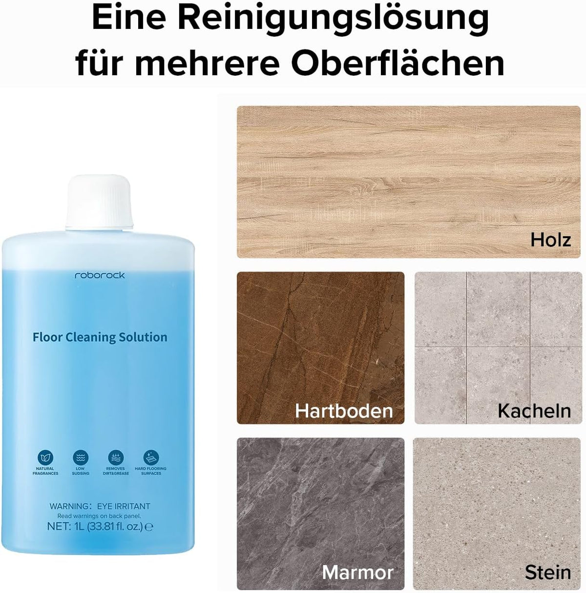 roborock Original-Reinigungsmittel 1L Bodenreiniger Konzentrat