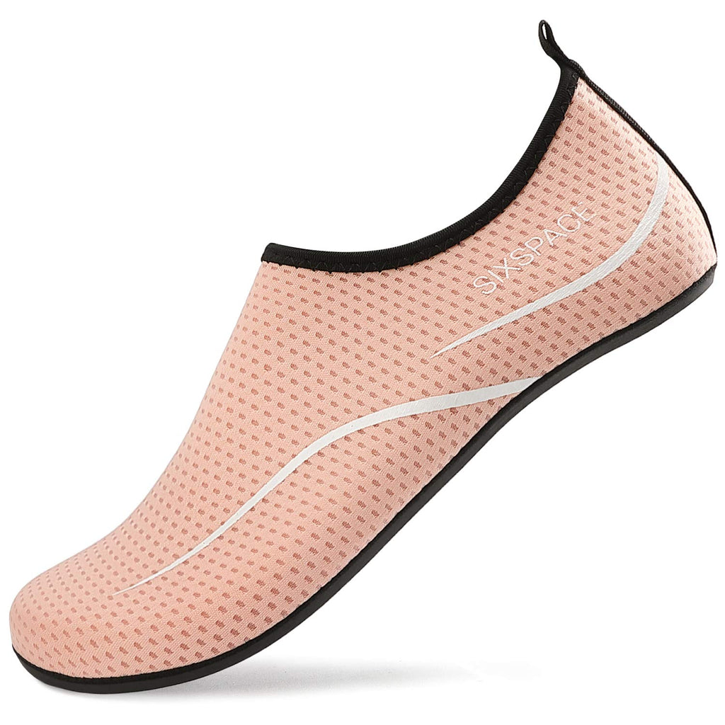Sixspace Unisex Badeschuhe Wasserschuhe mit Rutschfester Sohle, Gr.34-47