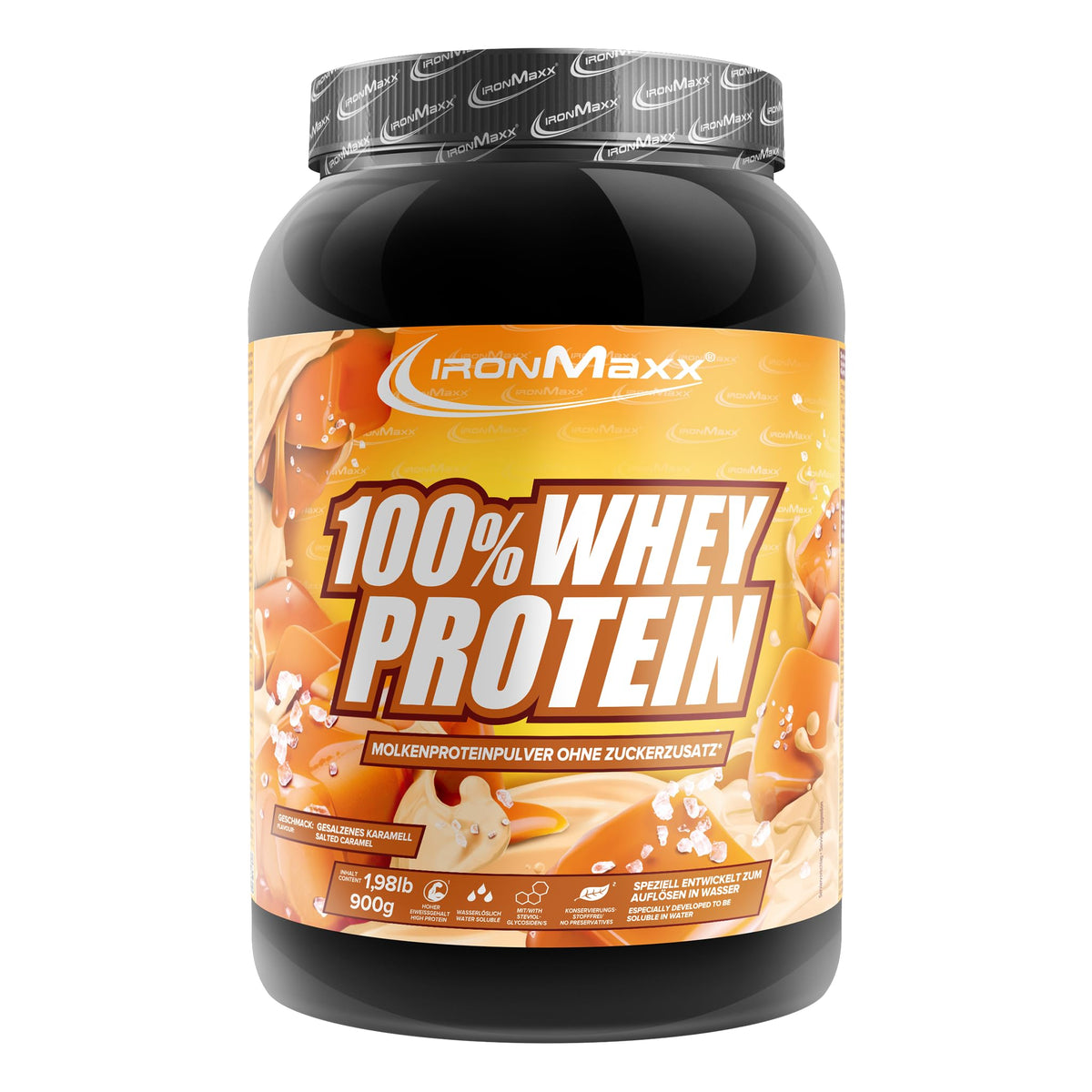 IronMaxx 100% Whey Protein Pulver – French Vanilla 500g Beutel | zuckerreduziertes, wasserlösliches Eiweißpulver aus Molkenprotein | viele verschiedene Geschmacksrichtungen
