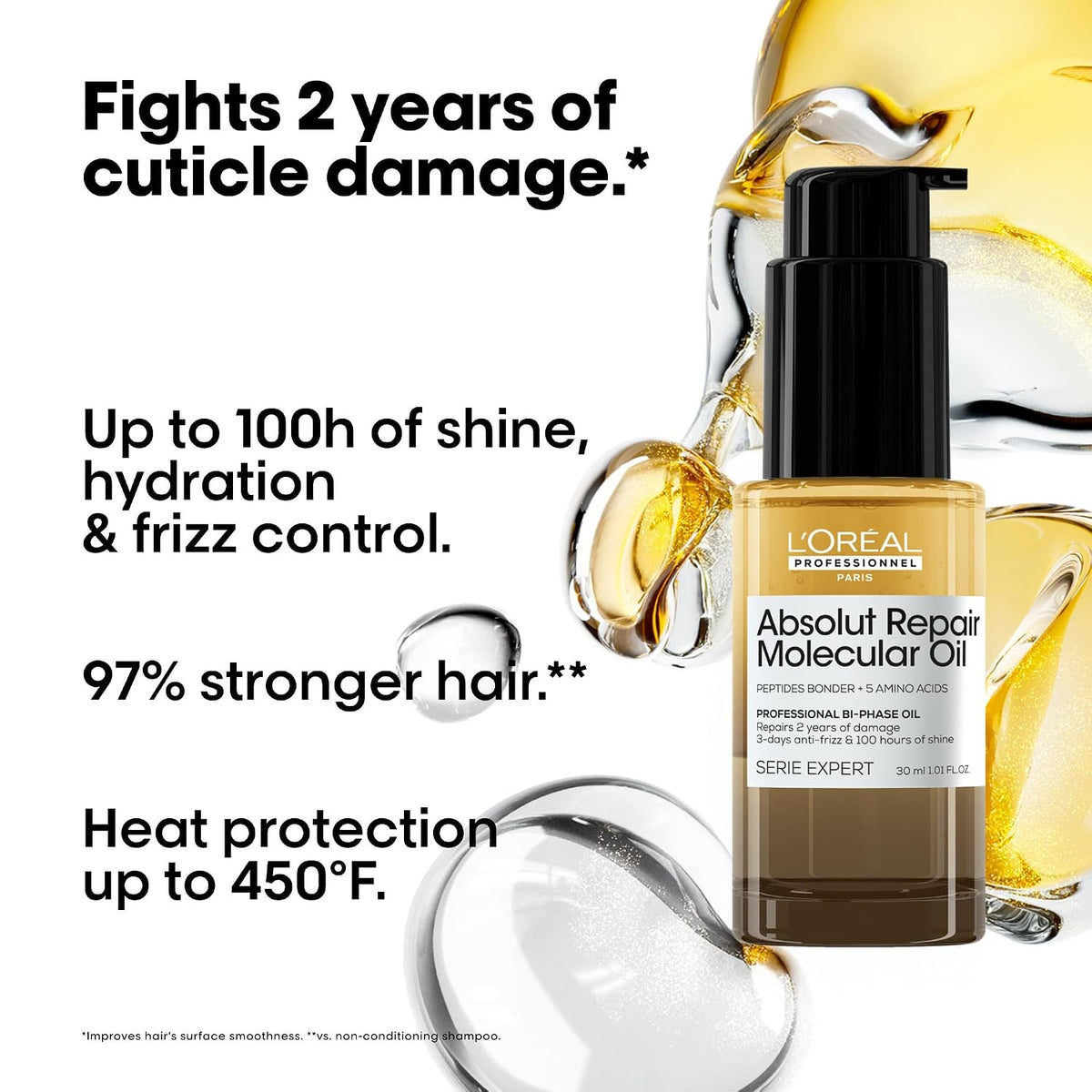 L'Oréal Professionnel Absolut Repair Molecular Bi-Phase Oil