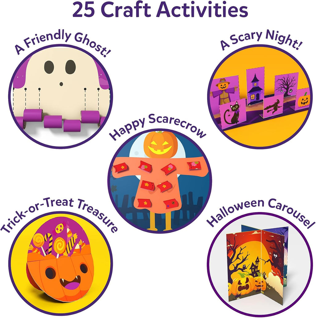 Skillmatics Snip Snip Halloween Craft, Scissor Skills, Felt Kits for Kids