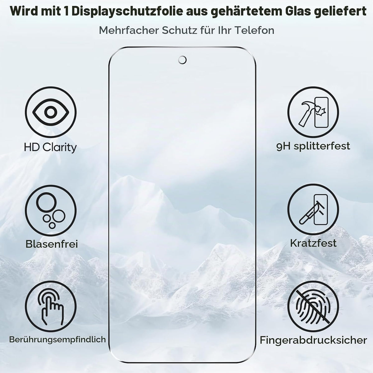 Peakally Handyhülle für Samsung Galaxy A17 5G Hülle [Mit 1 Stück Panzer Schutz Glas] [Premium PU Leder] [RFID-Blockierung] [Kartenfach] Klapphülle kompatibel mit Galaxy A17 5G / 4G - Grün