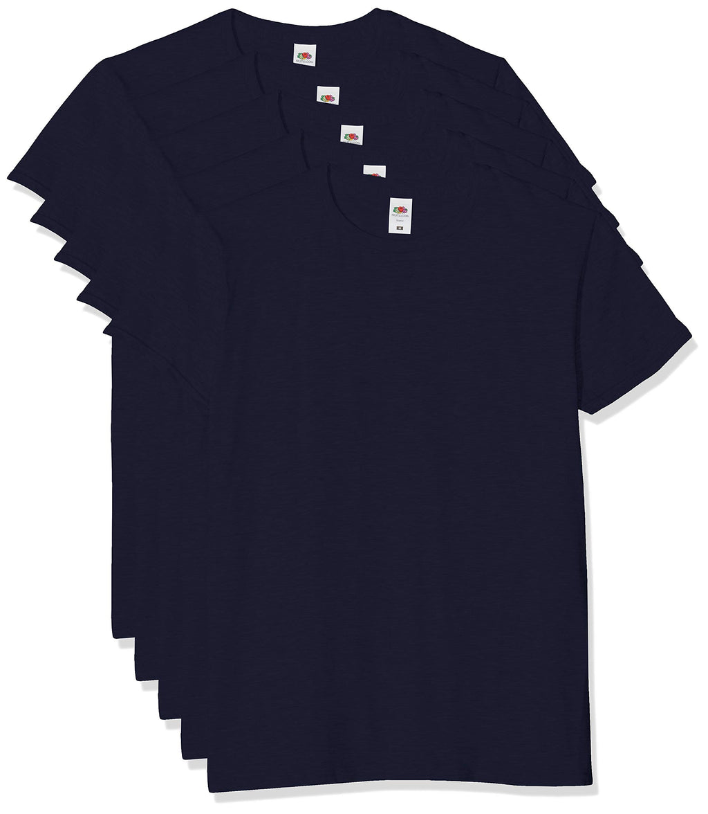 Fruit of the Loom Men's T-Shirt Iconic Tee, Lightweight Ringspun Tee, 5 Pack