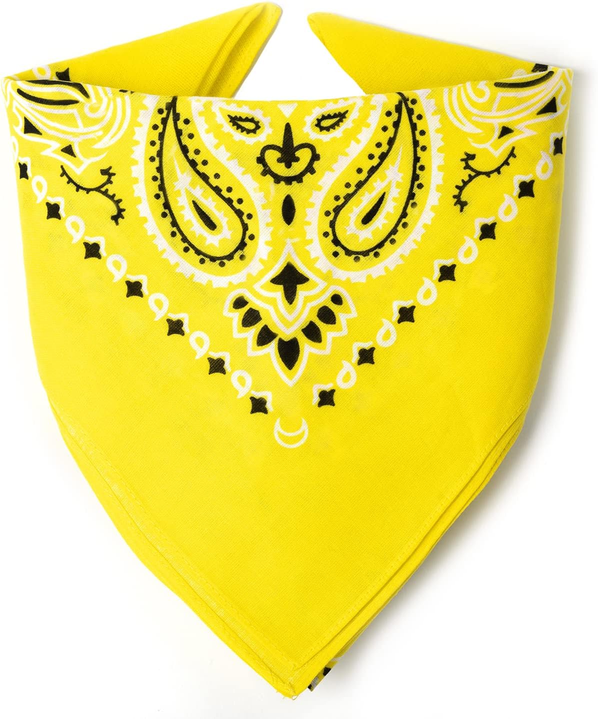 Bandana 100% Coton Qualité Premium - Epaisseur Supérieure - 20 Couleurs Exclusives - Motif Paisley