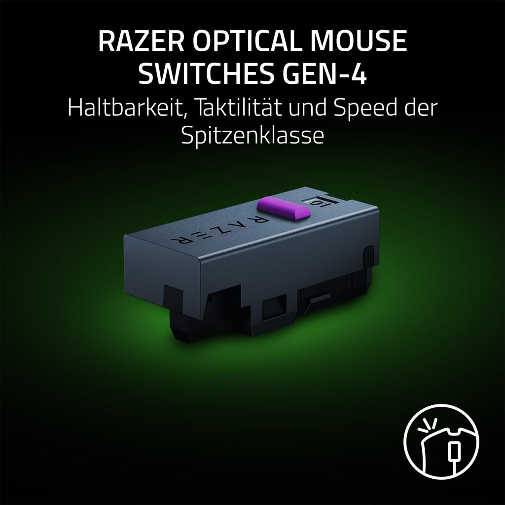 Razer Cobra Pro - kabellose Gaming-Maus mit RGB - Optischer Focus Pro Sensor mit 30K DPI (10 Anpassbare Tasten, HyperSpeed Wireless Polling 8K Hz, Bluetooth, Chroma-Beleuchtung mit 11 Zonen) Weiß