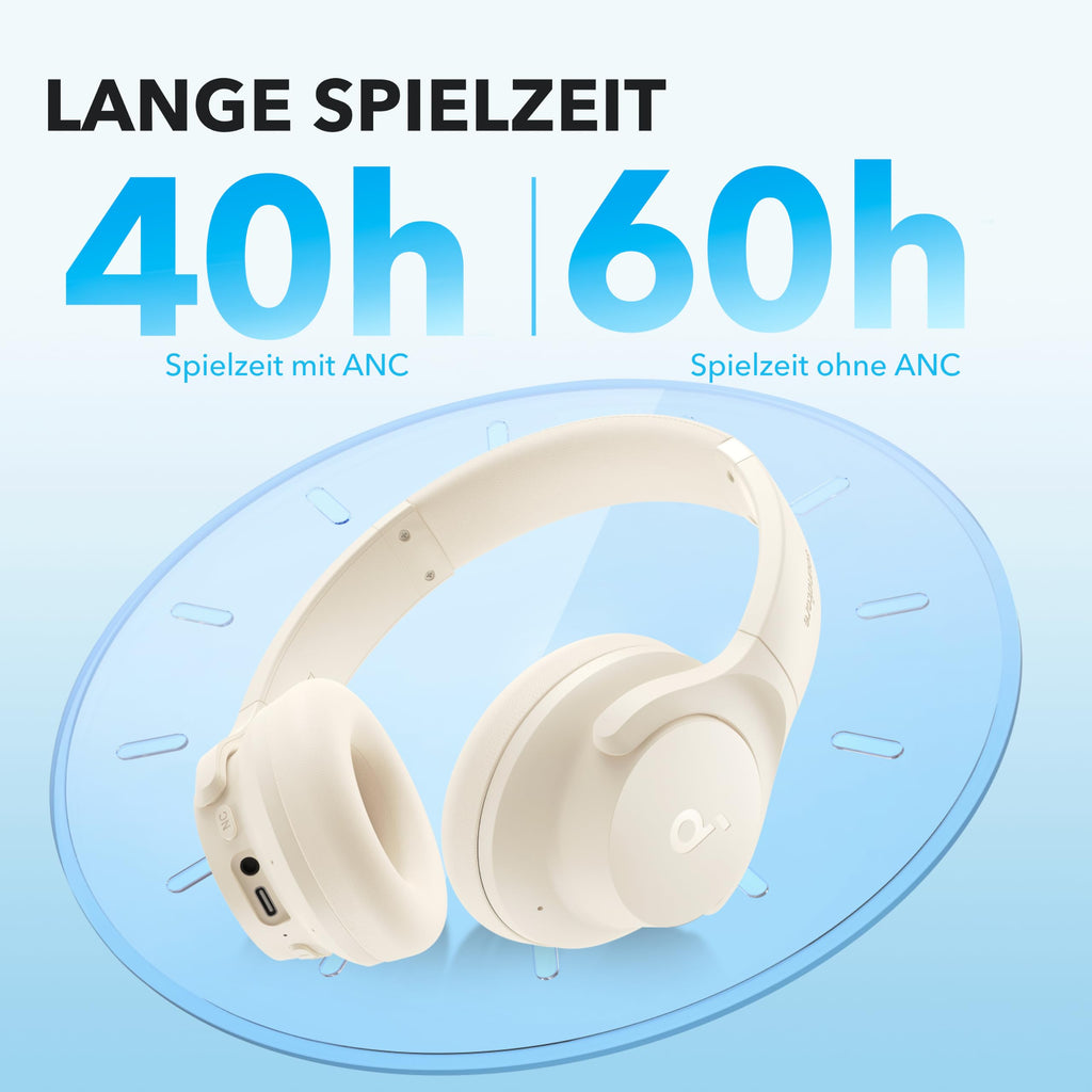 Soundcore by Anker Q20i kabelloser Bluetooth Over-Ear-Kopfhörer