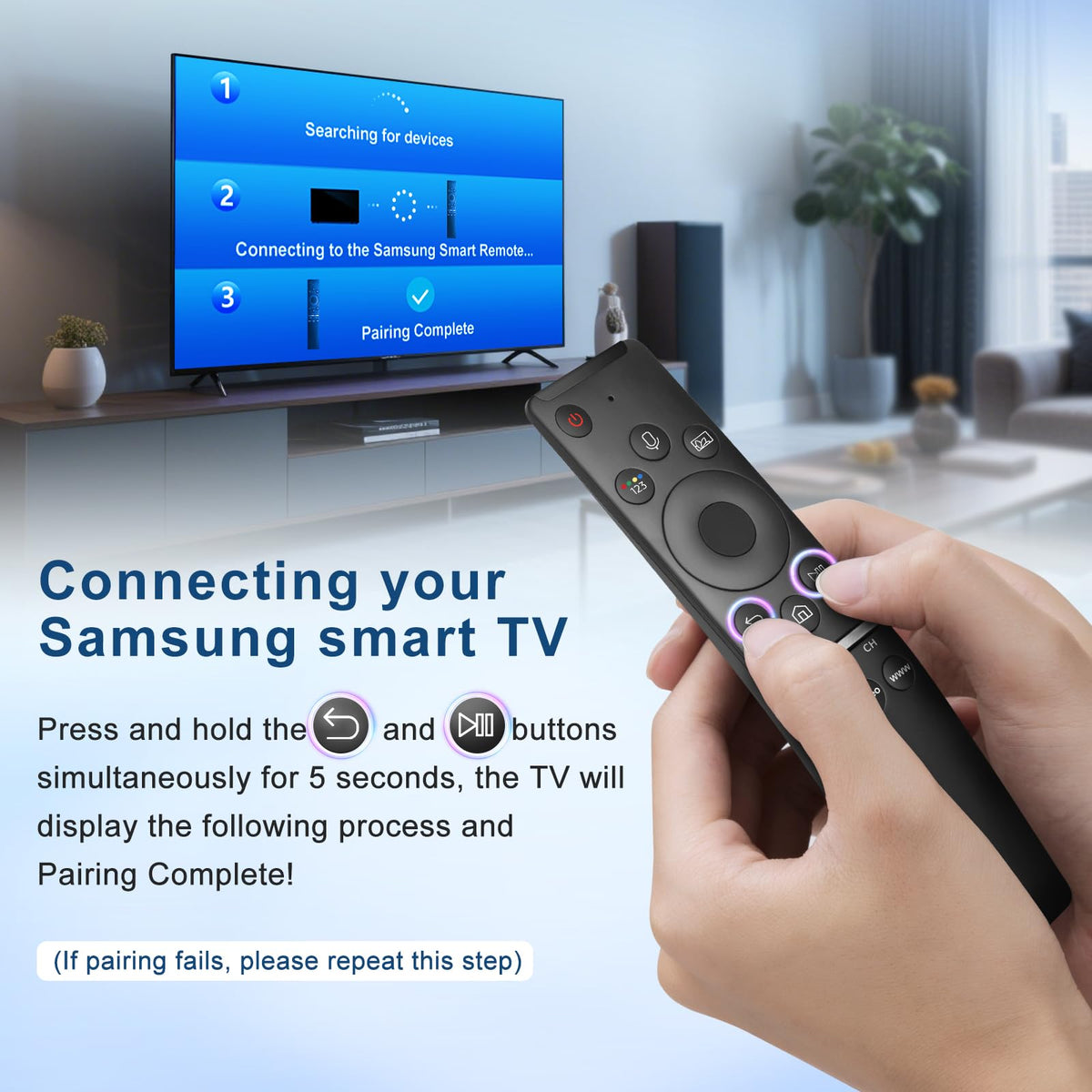 für Samsung Fernbedienung Fernseher, Universal für Samsung Smart TV