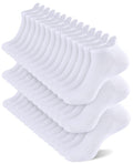 shnn 14 Pairs Mens/Womens Ankle Socks Breathable Casual Low Cut Short Socks for Men/Women with Heel Tab