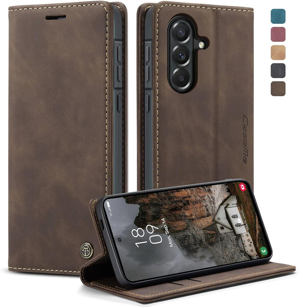 KZB für Xiaomi Redmi Note 15 Hülle, Magnet Leder Klapphülle Stoßfest