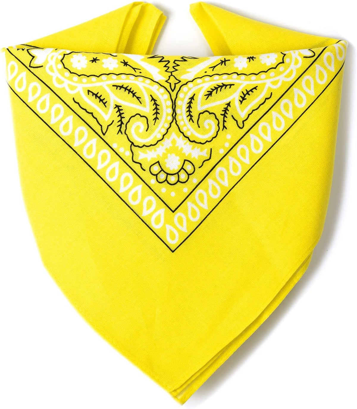 Bandana 100% Coton Qualité Premium - Epaisseur Supérieure - 20 Couleurs Exclusives - Motif Paisley