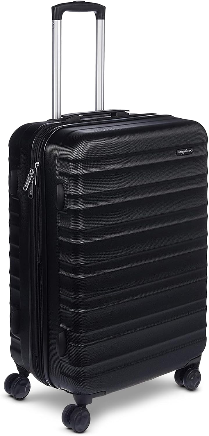 Amazon Basics 21" Hardside Carry-On Luggage with Spinner Wheels