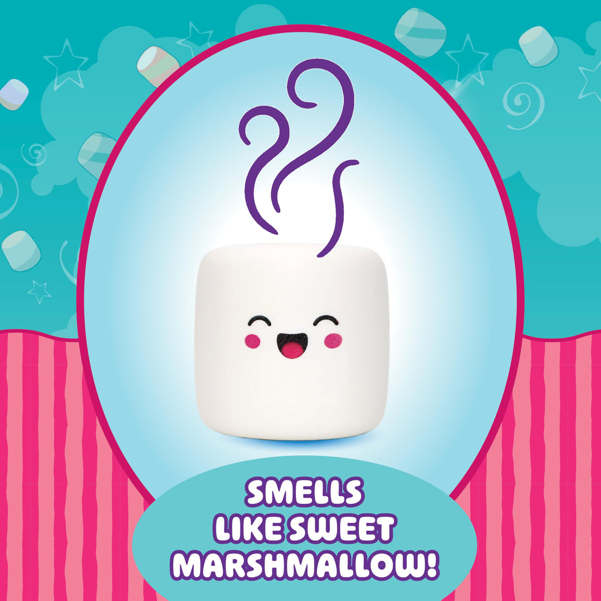 Squeeze Please 3 Pack Scented Marshmallow Stress Relief Fidget Squishy Toy