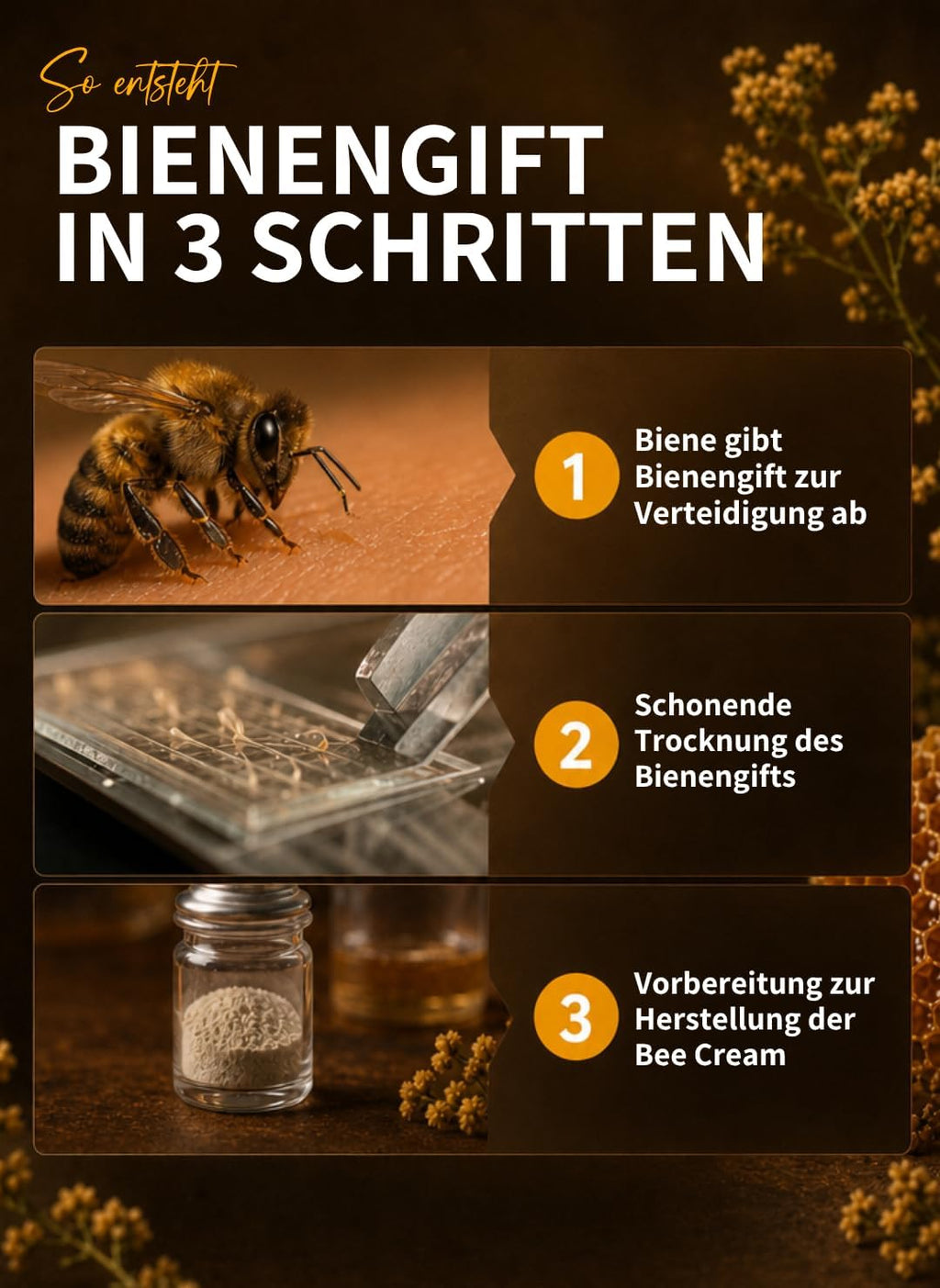 bedrop Bee Cream Bienengiftsalbe hochdosiert (kühlend & wärmend) - 100g