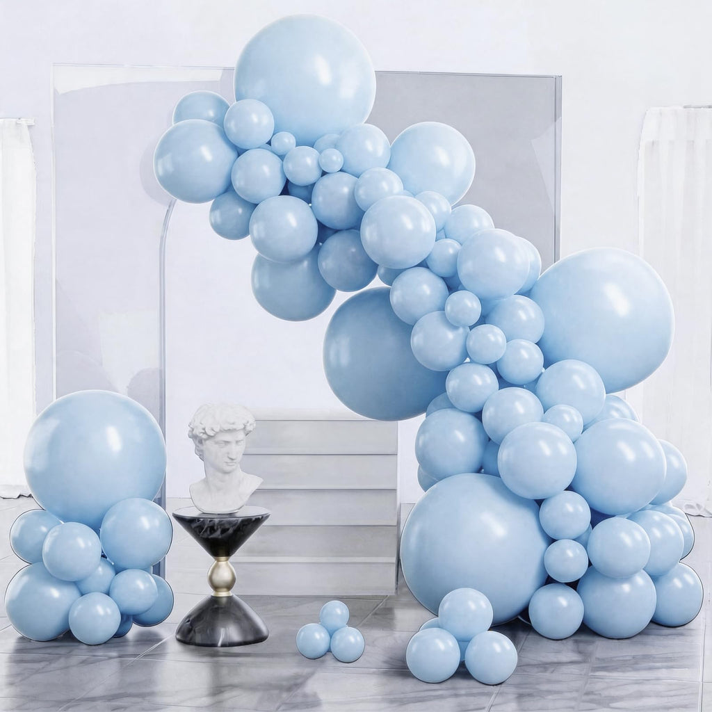 PartyWoo Black Balloons 140pcs Different Sizes of 18 12 10 5 Inch