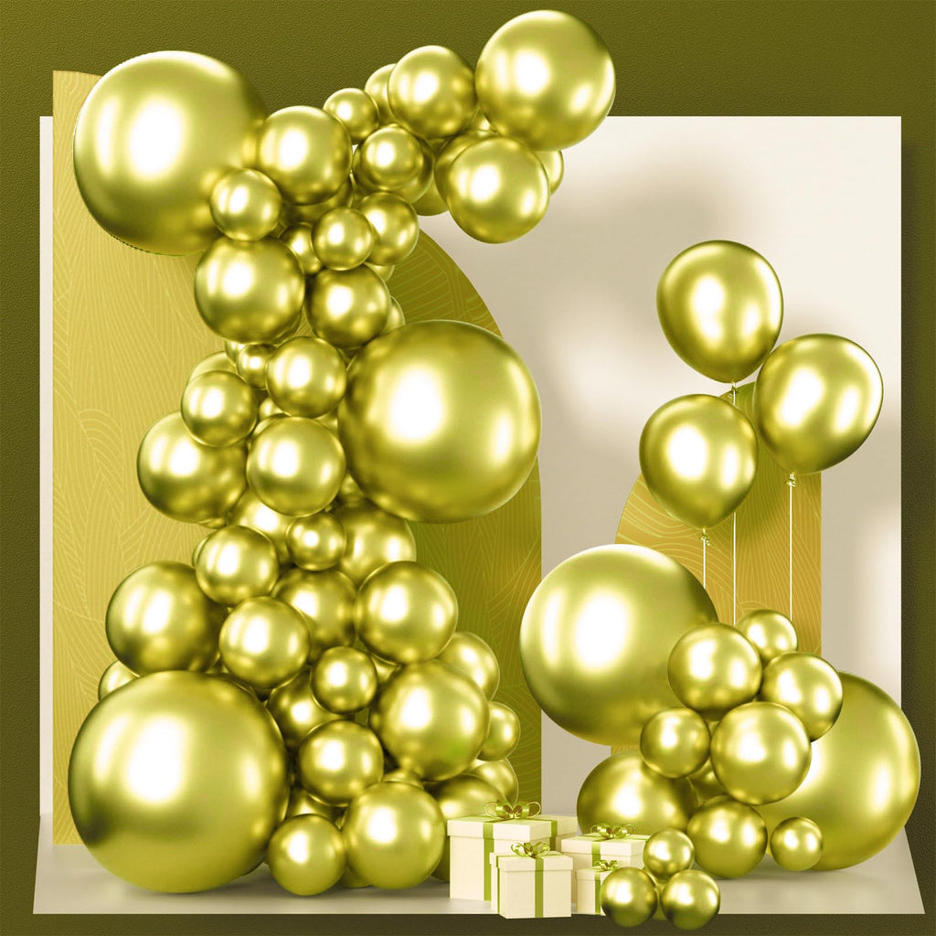 PartyWoo Black Balloons 140pcs Different Sizes of 18 12 10 5 Inch