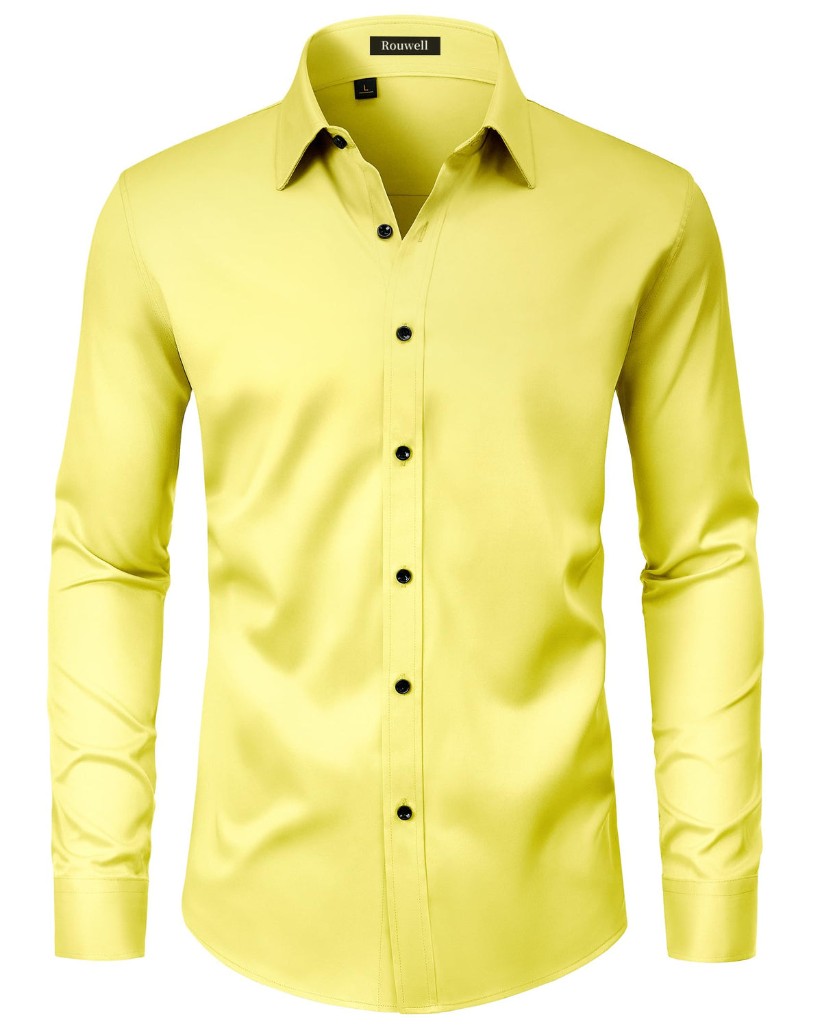Men’s Wrinkle Free Dress Shirts Regular Fit Long Sleeve Non Iron Business Casual Wedding Stretch Button Down Shirt